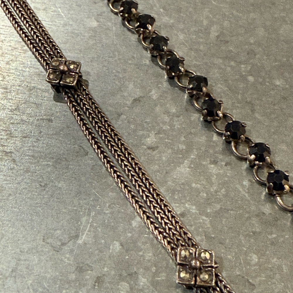 Two Silver Women's costume Bracelets